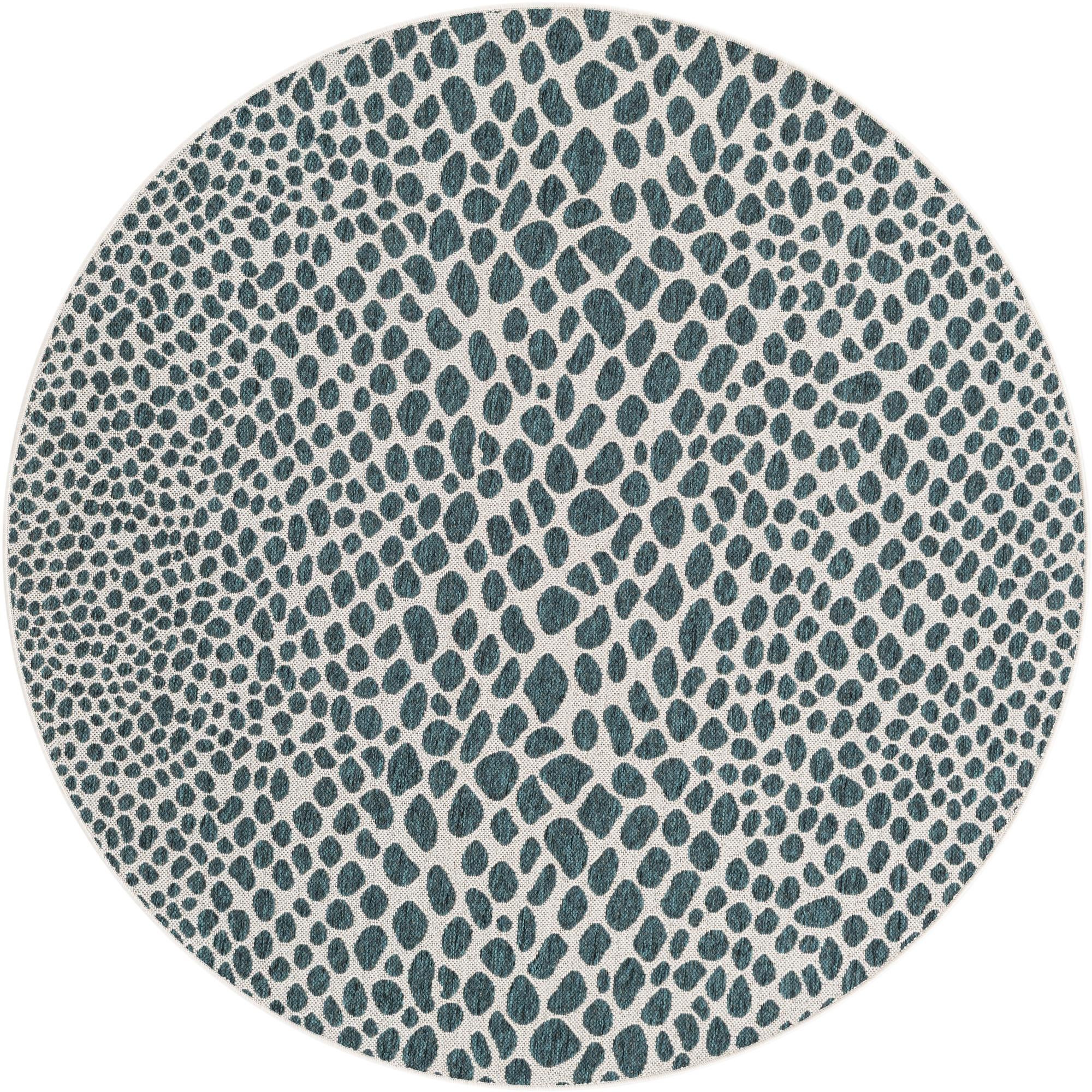 Primary image  6' x 6'  Washable Jill Zarin Indoor / Outdoor Round Rug