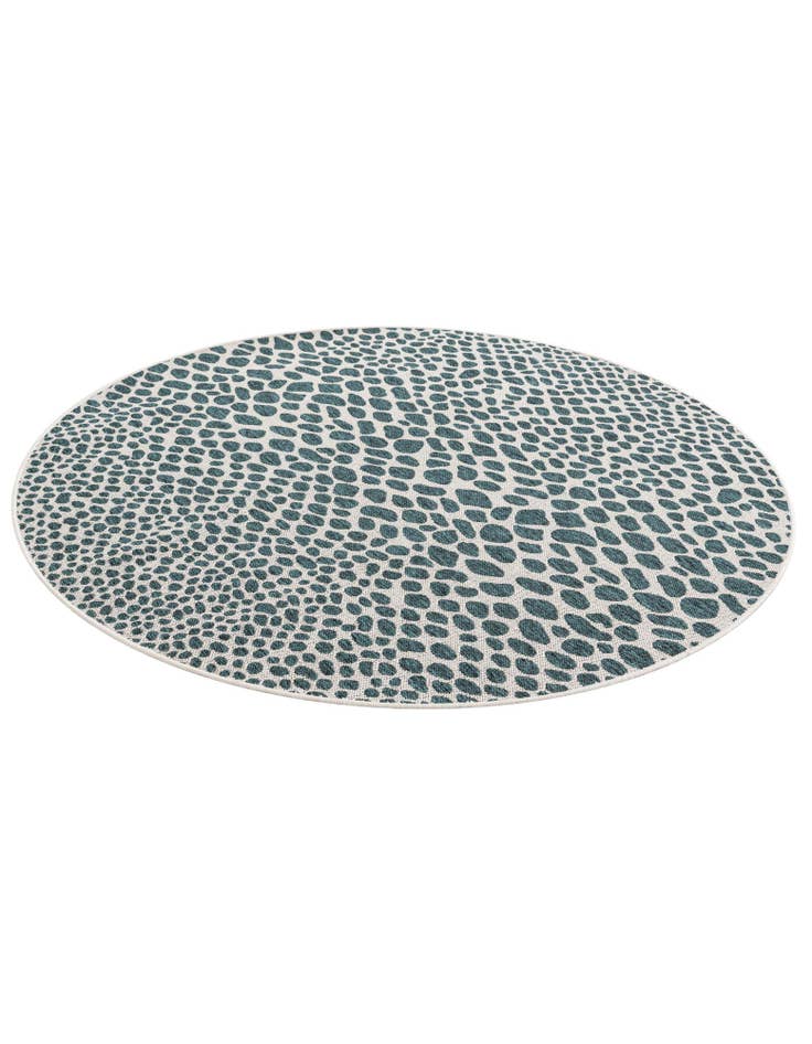 Detail image of  6' x 6'  Washable Jill Zarin Indoor / Outdoor Round Rug