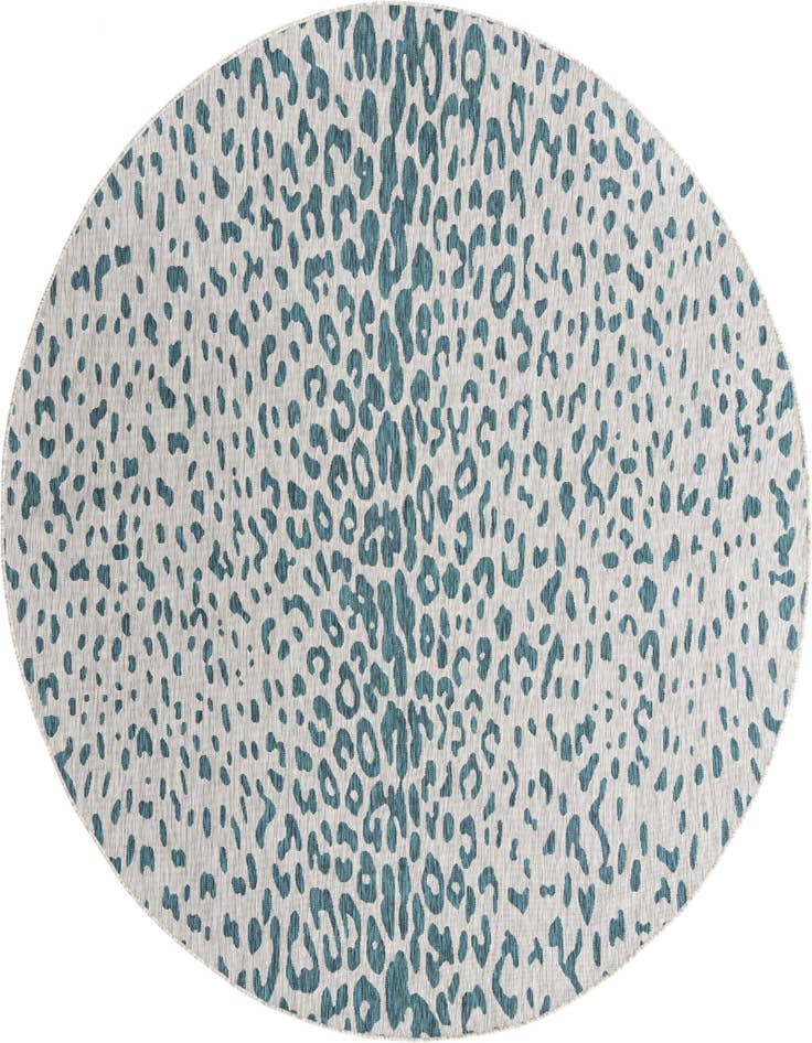 Detail image of  10' x 10'  Washable Safari Indoor / Outdoor Round Rug