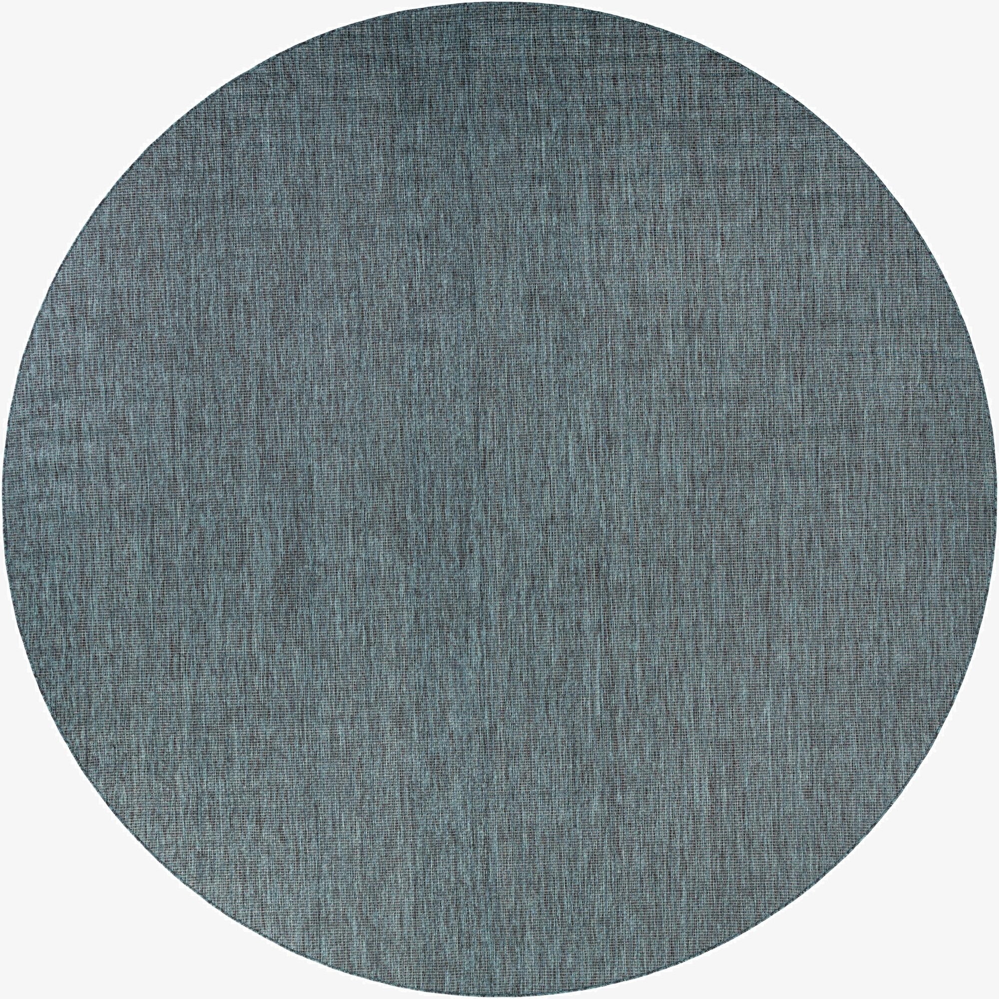  12' x 12'  Washable Solid Indoor / Outdoor Round Rug