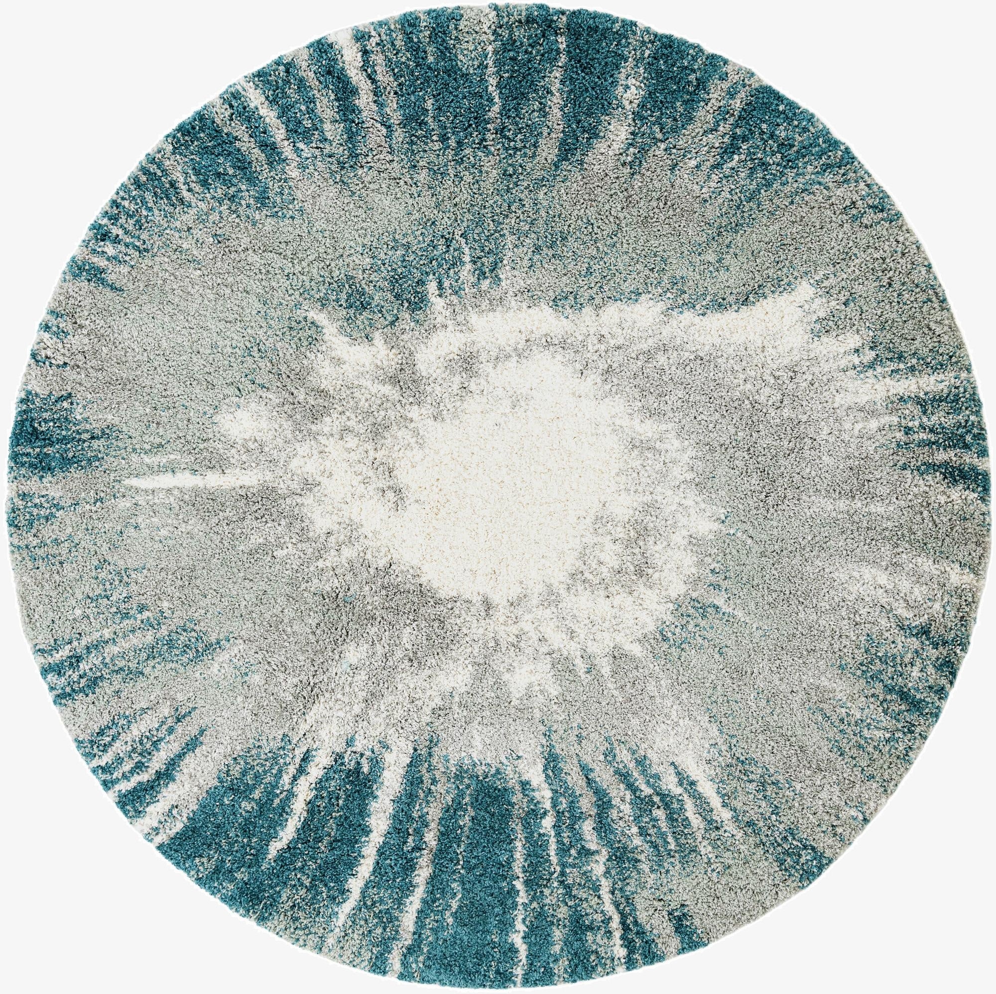  7' 10 x 7' 10 Soft Touch Shag Round Rug