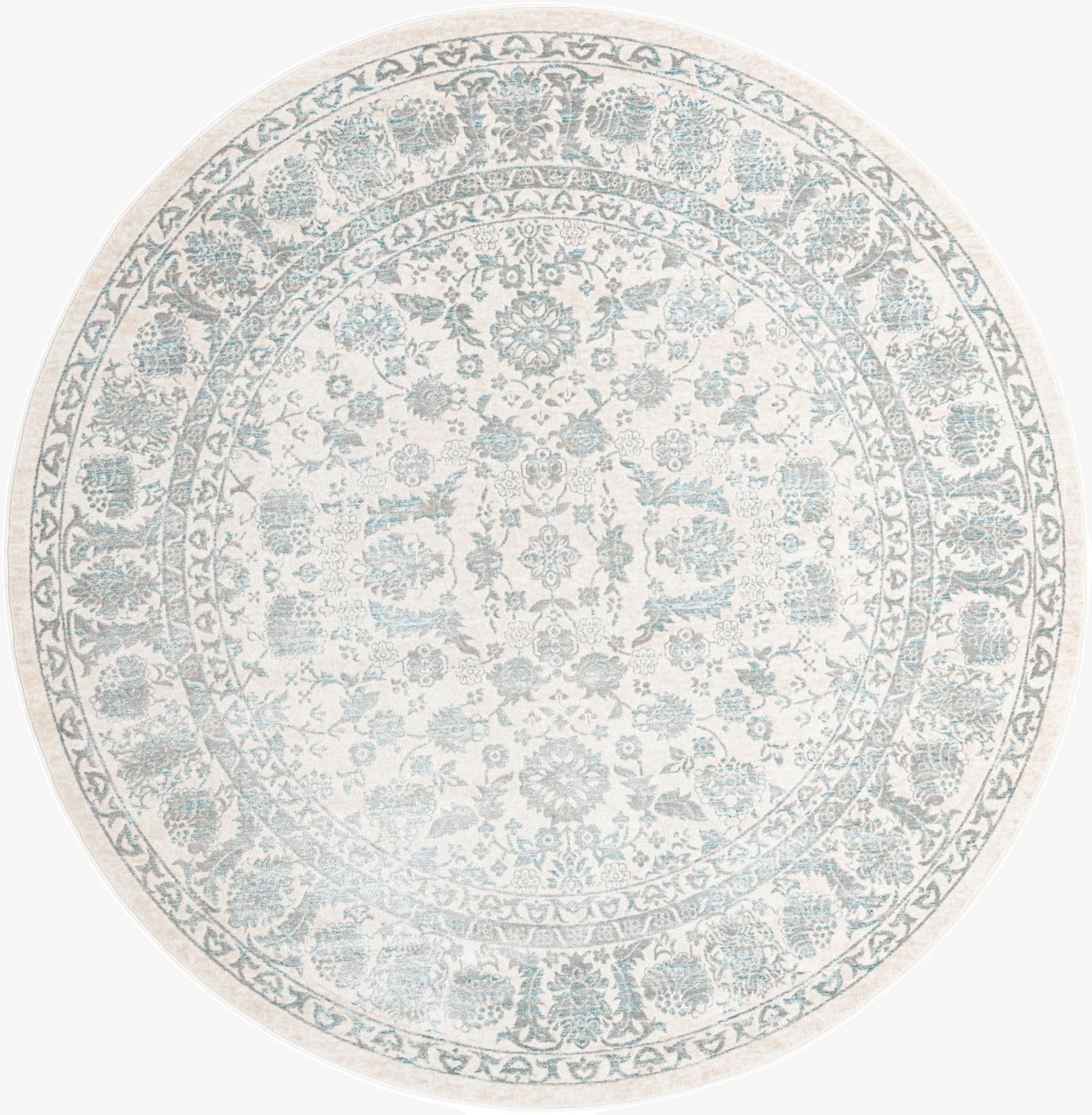 Jill Zarin 7' 10 x 7' 10 Uptown Central Park Round Rug