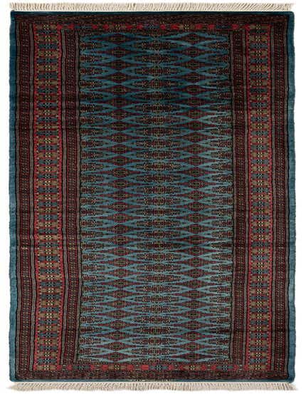 Primary image  2' 7 x 12' 3  Hand Knotted Bokhara Oriental Wool Runner Rug