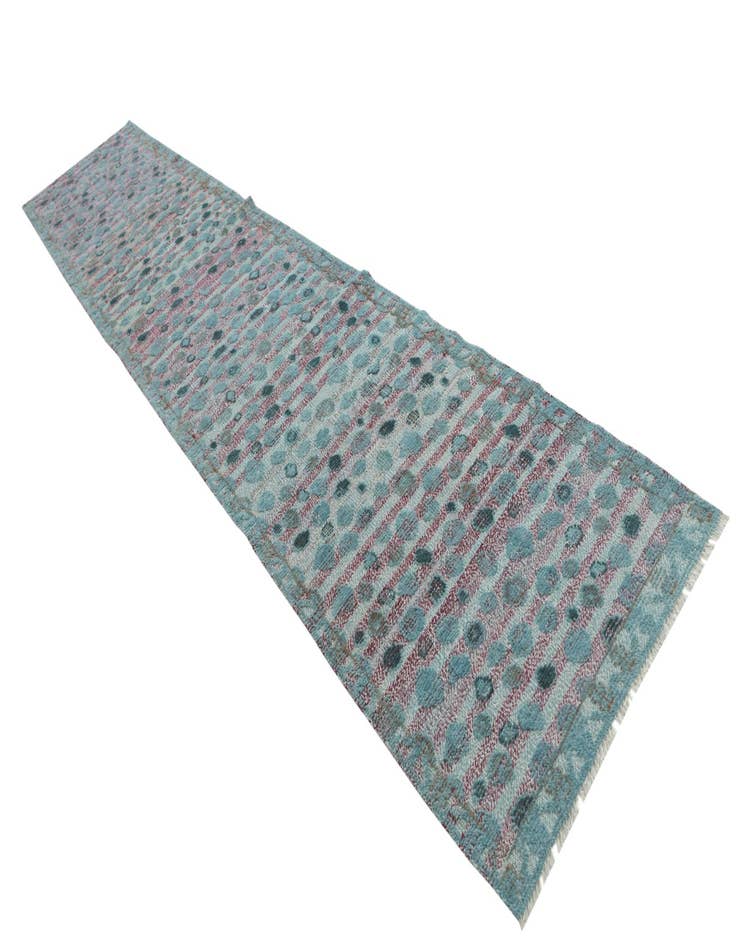 Detail image of  3' 1 x 15' 9  Hand Knotted Darya Wool Runner Rug