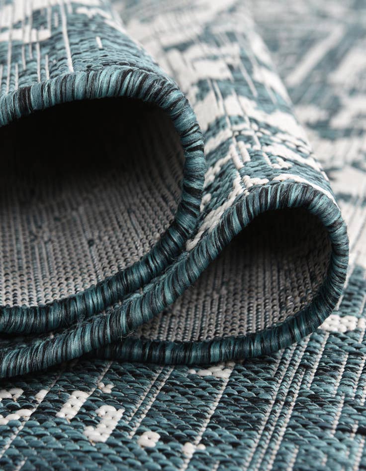 Detail image of  2' x 6'  Washable Jill Zarin Dubai Indoor / Outdoor Runner Rug