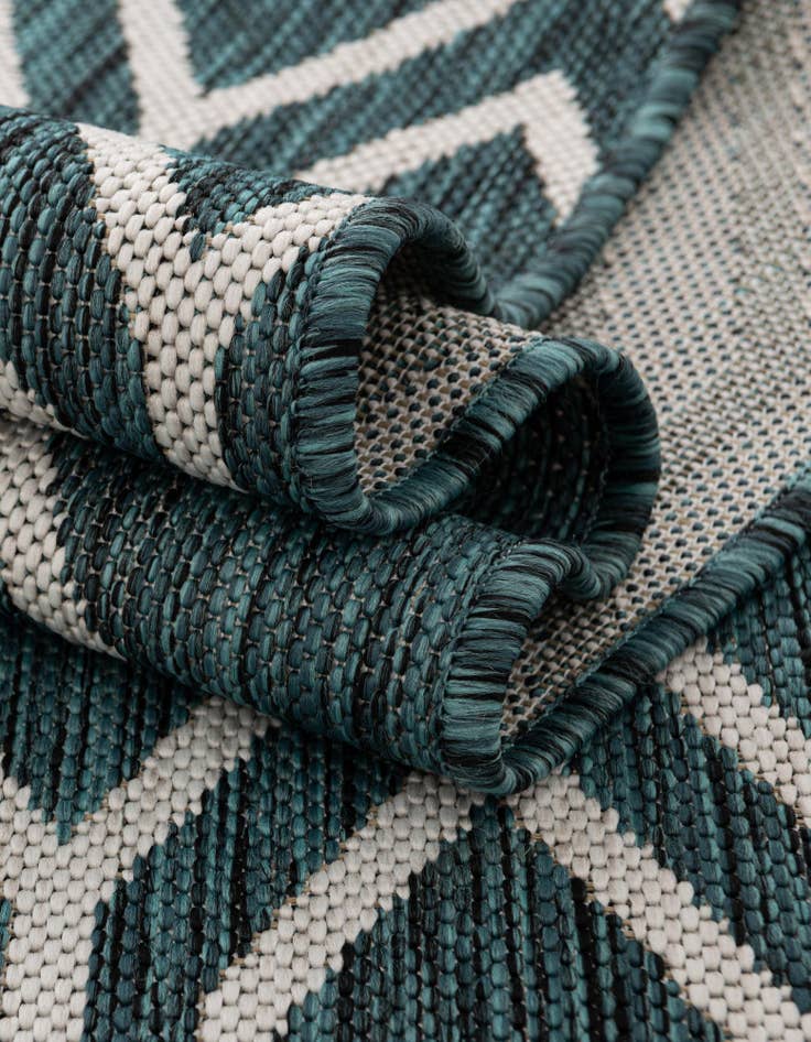 Detail image of  2' x 6'  Washable Jill Zarin Turks and Caicos Indoor / Outdoor Runner Rug