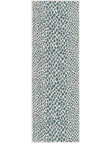 2' x 6' Washable Jill Zarin Cape Town Indoor / Outdoor Runner Rug