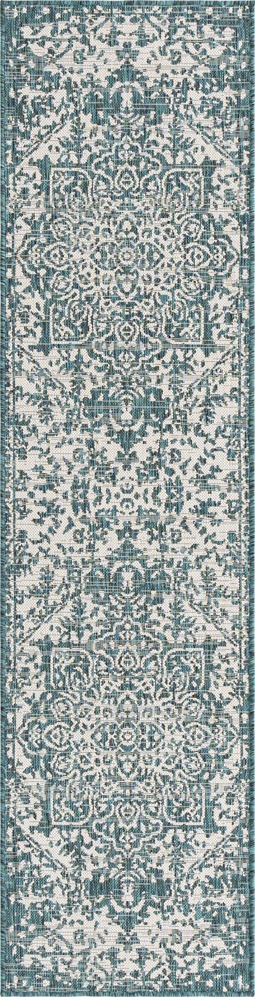  2' x 8'  Washable Jill Zarin Dubai Indoor / Outdoor Runner Rug