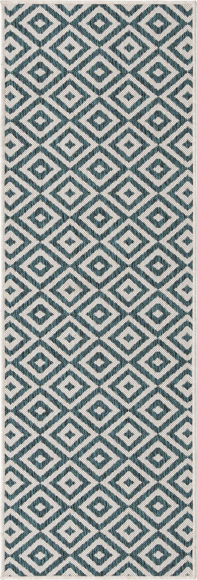  2' x 6'  Washable Jill Zarin Costa Rica Indoor / Outdoor Runner Rug