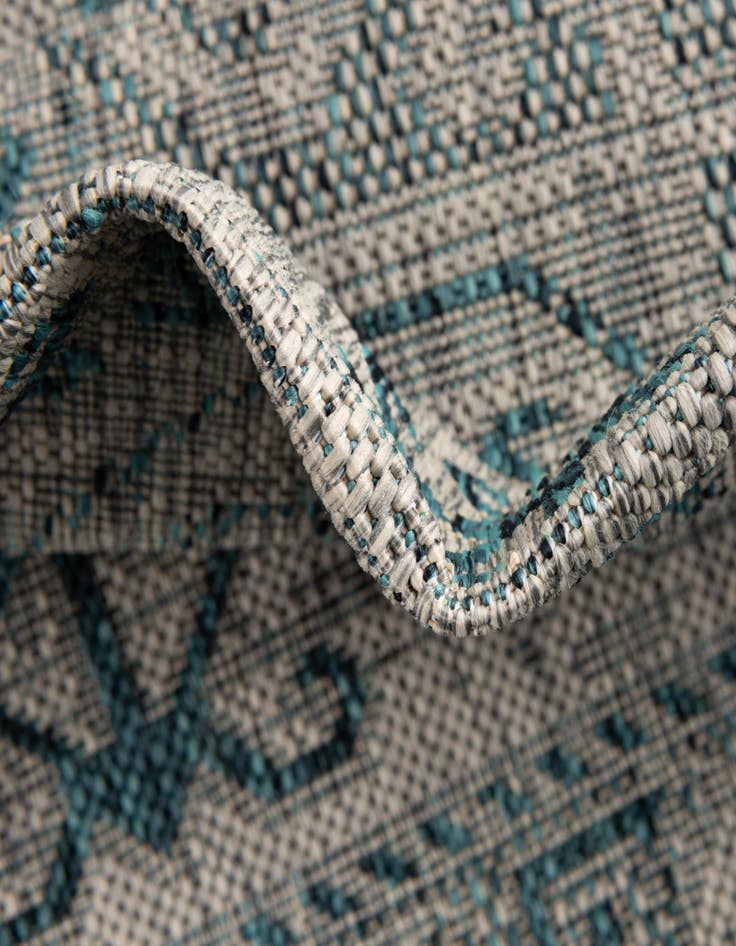 Detail image of  2' 7 x 12'  Washable Aztec Indoor / Outdoor Runner Rug