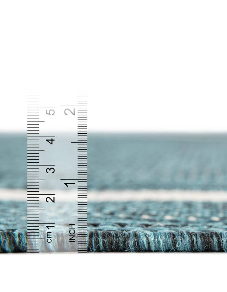 Detail image of  2' x 6'  Washable Border Indoor / Outdoor Runner Rug