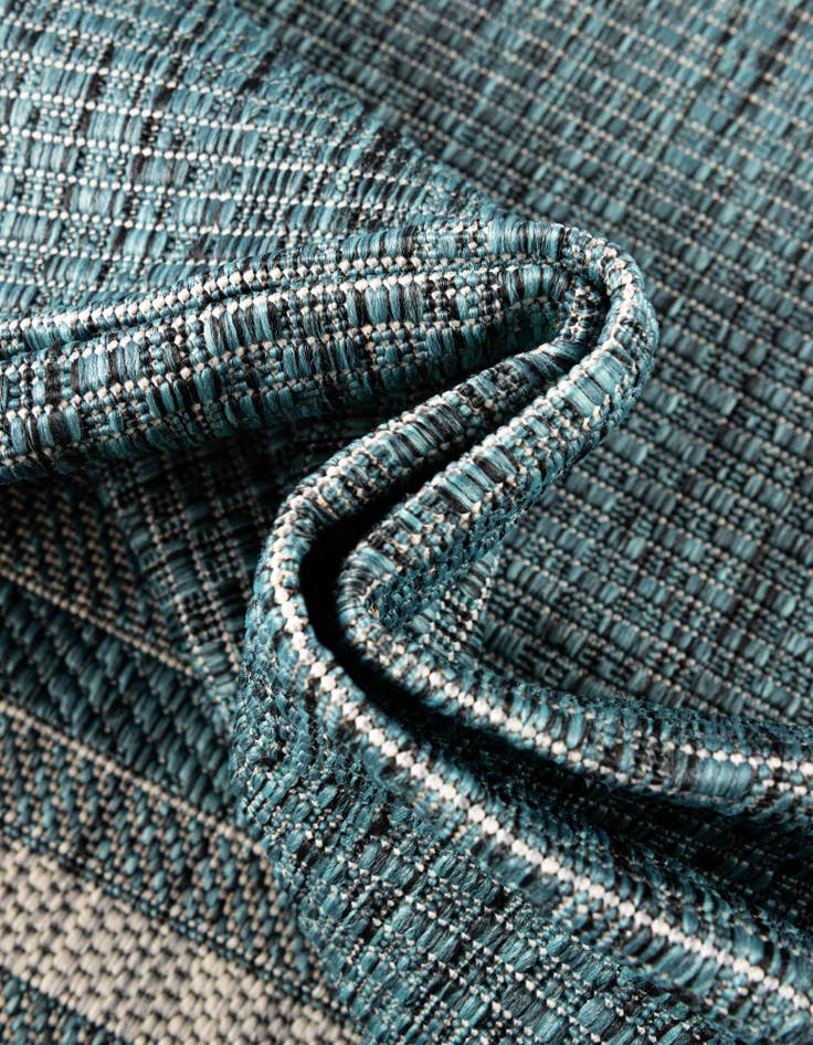 Detail image of  2' x 6'  Washable Border Indoor / Outdoor Runner Rug