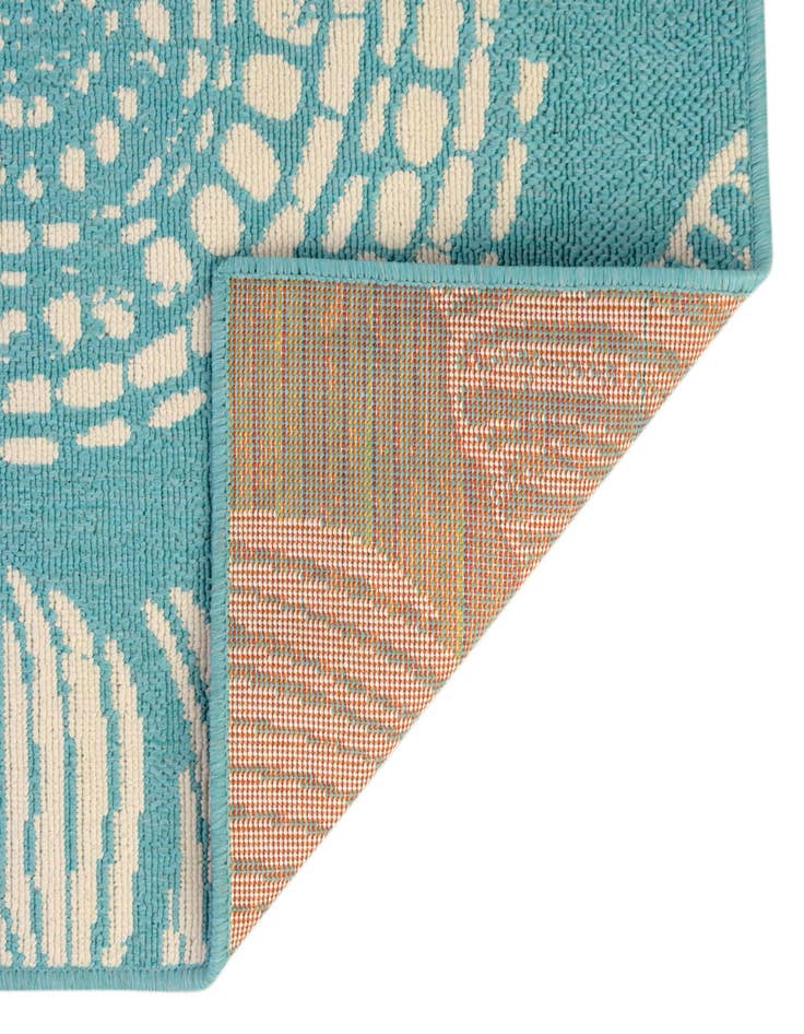 Detail image of  2' x 6'  Washable Coastal Indoor / Outdoor Runner Rug