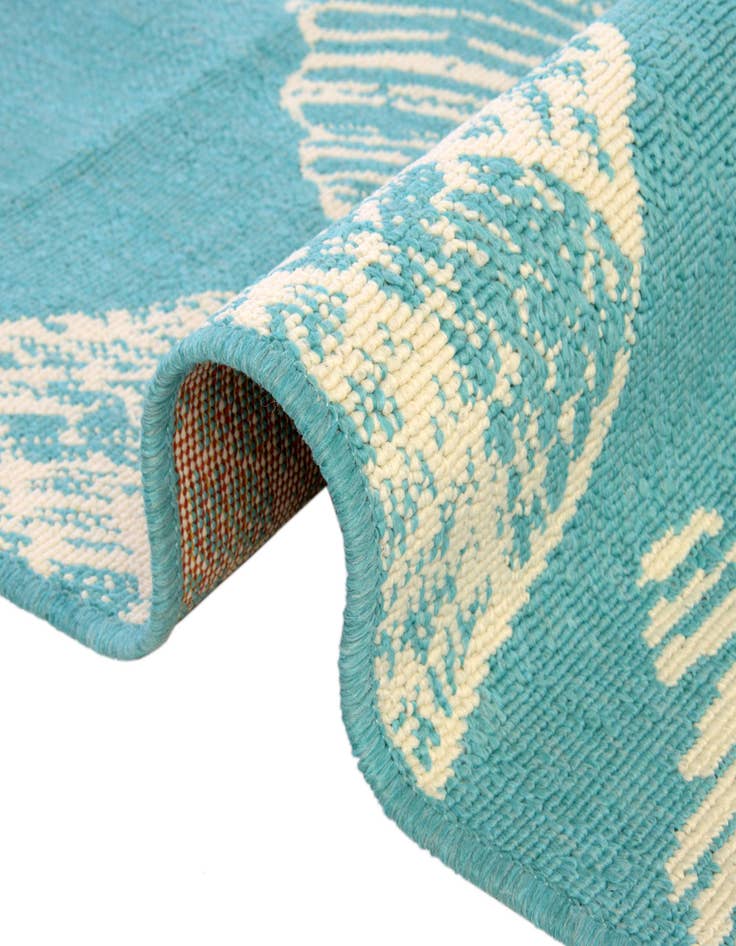 Detail image of  2' x 6'  Washable Coastal Indoor / Outdoor Runner Rug