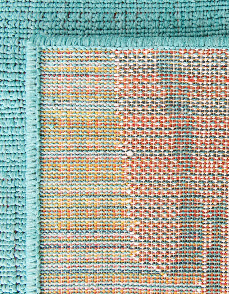 Detail image of  2' x 8'  Washable Coastal Indoor / Outdoor Runner Rug