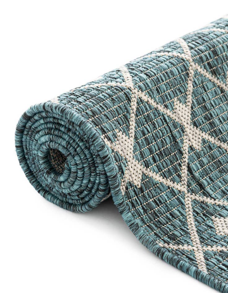 Detail image of  2' x 8'  Washable Lattice Indoor / Outdoor Runner Rug