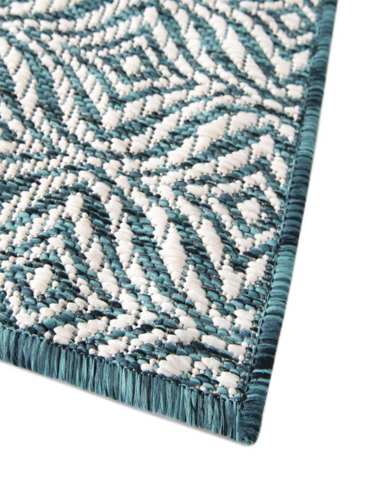 Detail image of  2' x 6'  Washable Lattice Indoor / Outdoor Runner Rug