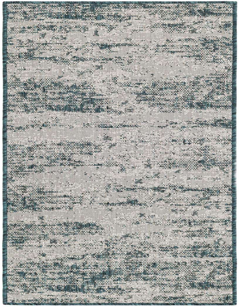 Primary image  2' x 5'  Washable Modern Indoor / Outdoor Runner Rug