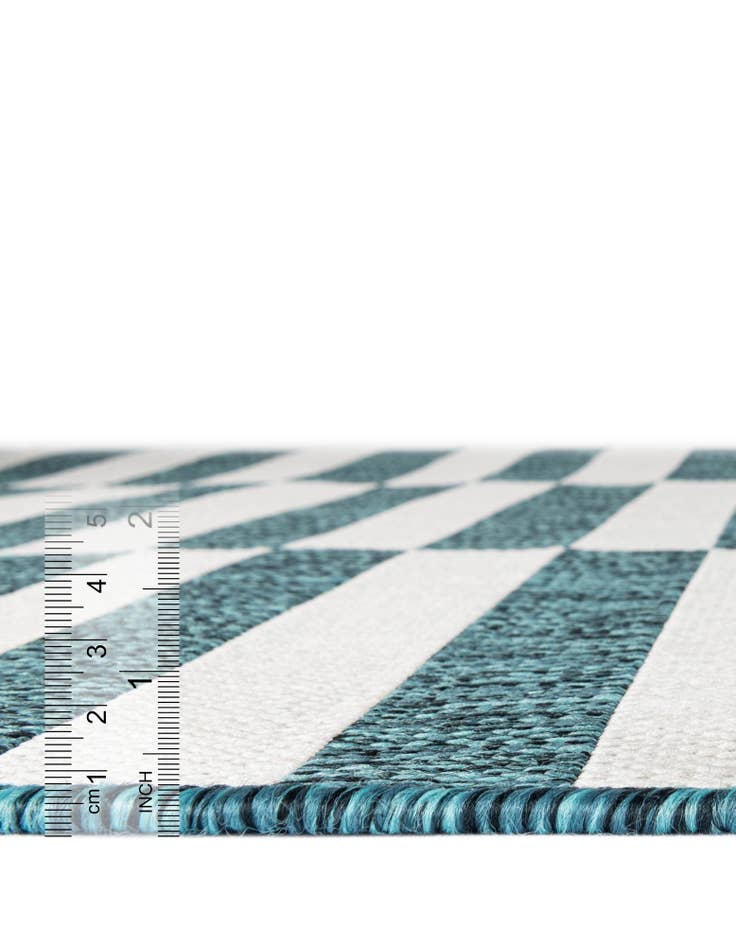 Detail image of  2' x 6'  Washable Ribbon Indoor / Outdoor Runner Rug