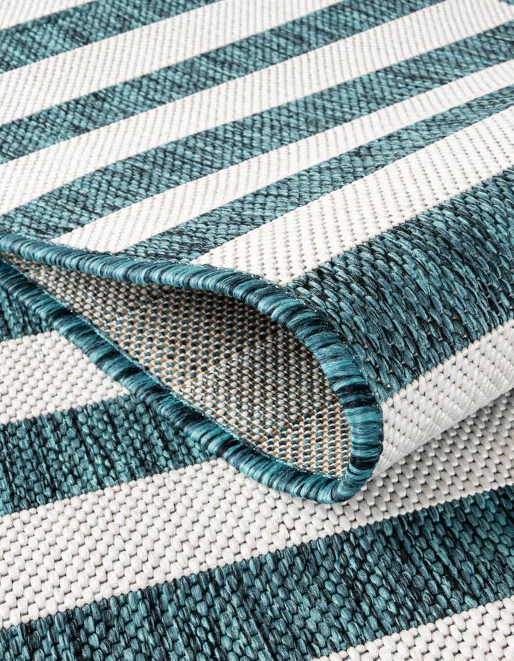 Detail image of  2' x 6'  Washable Ribbon Indoor / Outdoor Runner Rug