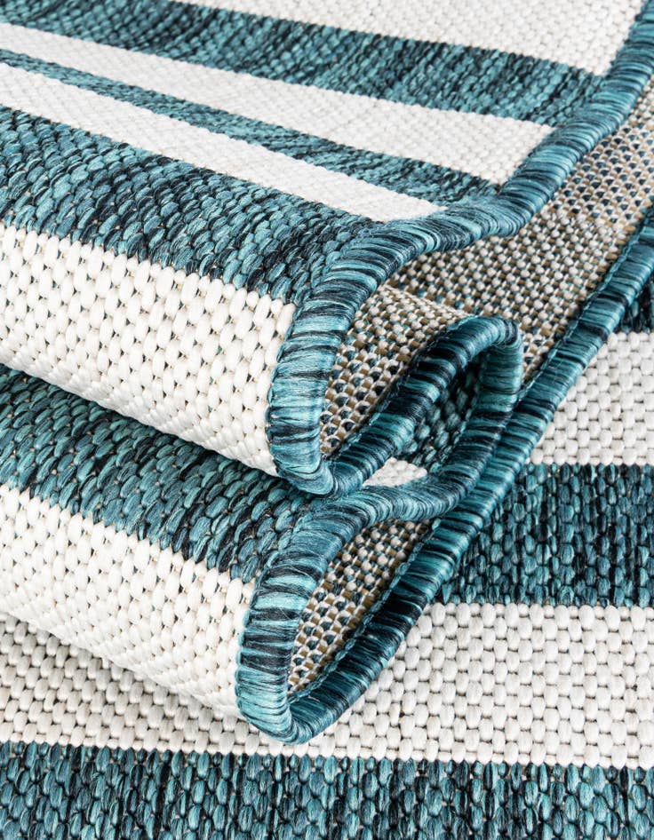 Detail image of  2' x 6'  Washable Ribbon Indoor / Outdoor Runner Rug