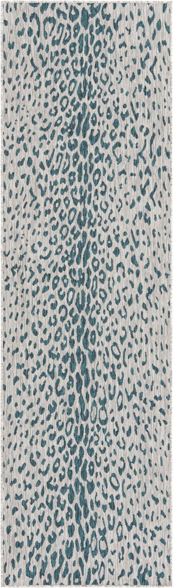  2' 7 x 10'  Washable Safari Indoor / Outdoor Runner Rug