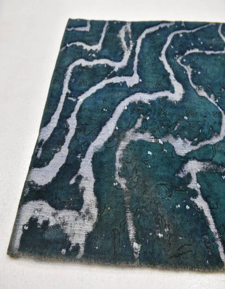 Detail image of  2' 7 x 7'  Hand Knotted Ultra Vintage Persian Wool Runner Rug