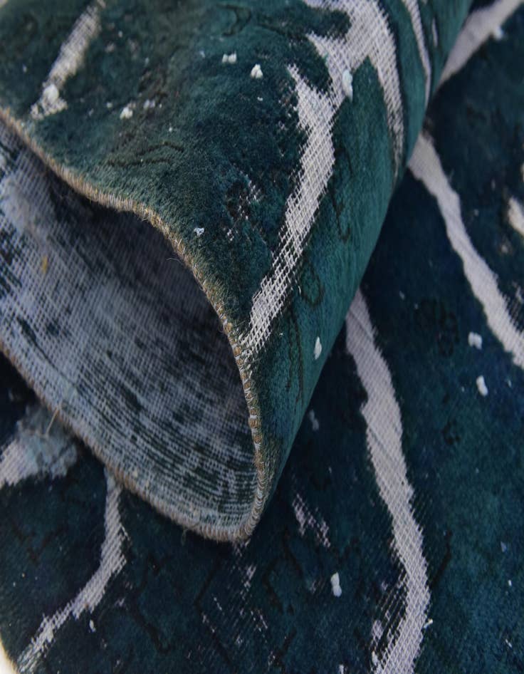 Detail image of  2' 7 x 7'  Hand Knotted Ultra Vintage Persian Wool Runner Rug