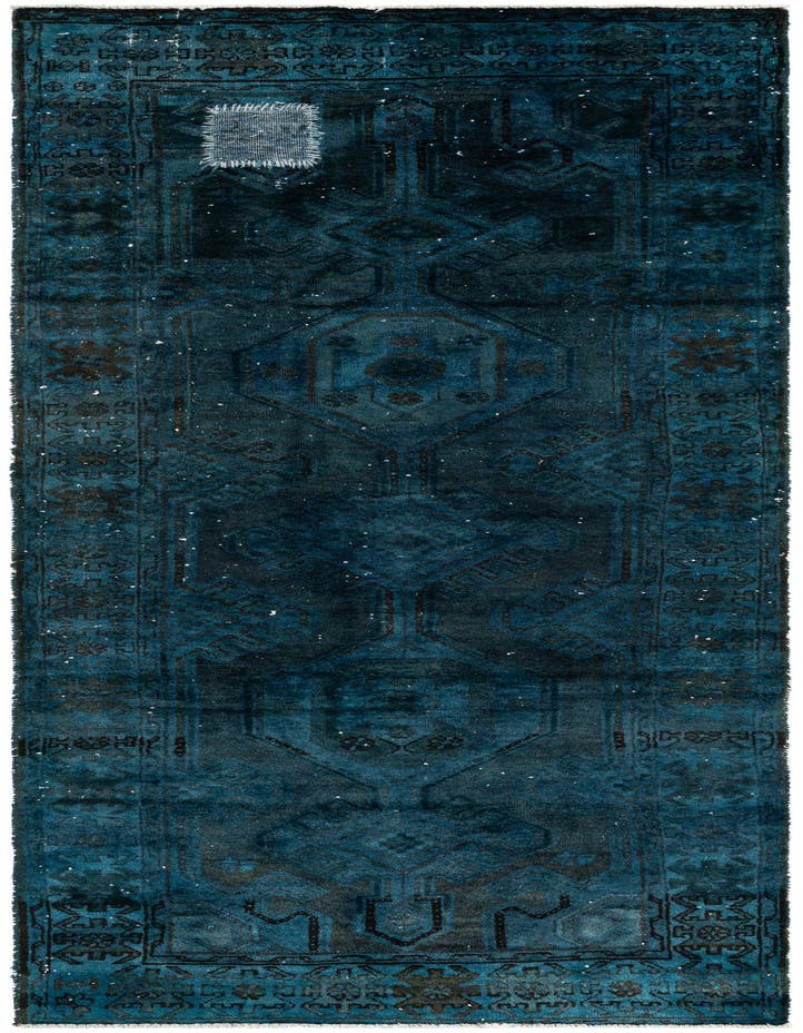  3' 6 x 9' 3  Hand Knotted Ultra Vintage Persian W...