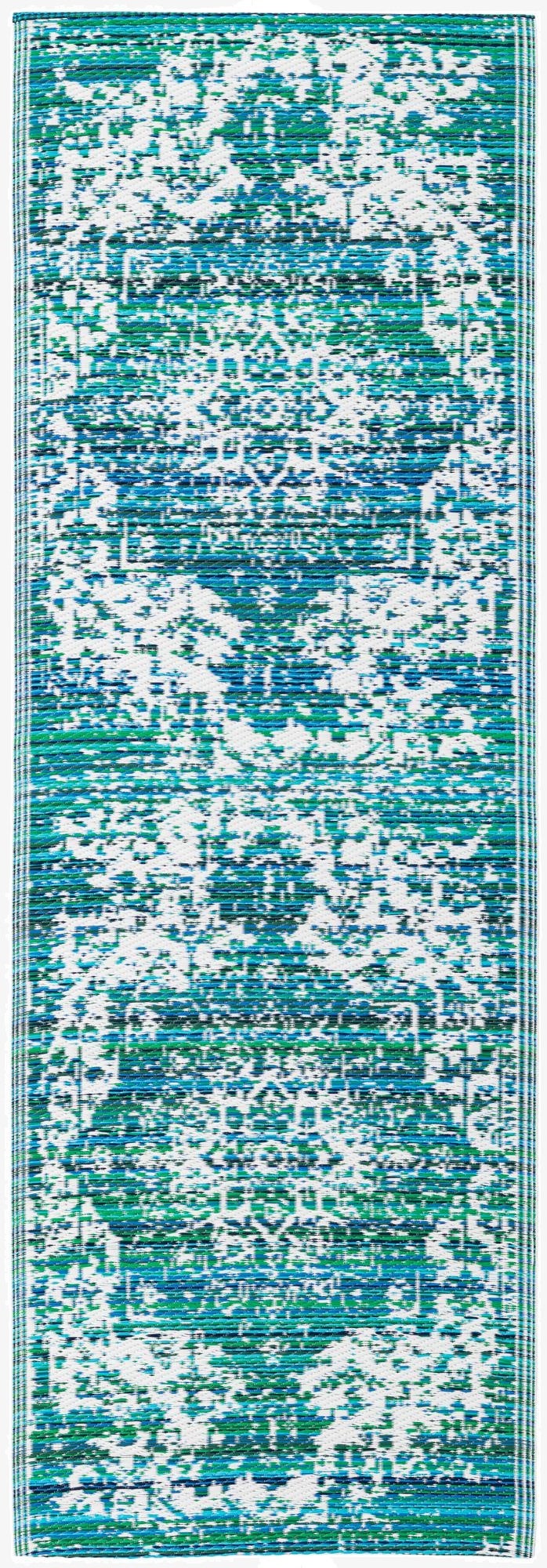  2' x 6'  Washable Vista Breeze Indoor / Outdoor Runner Rug