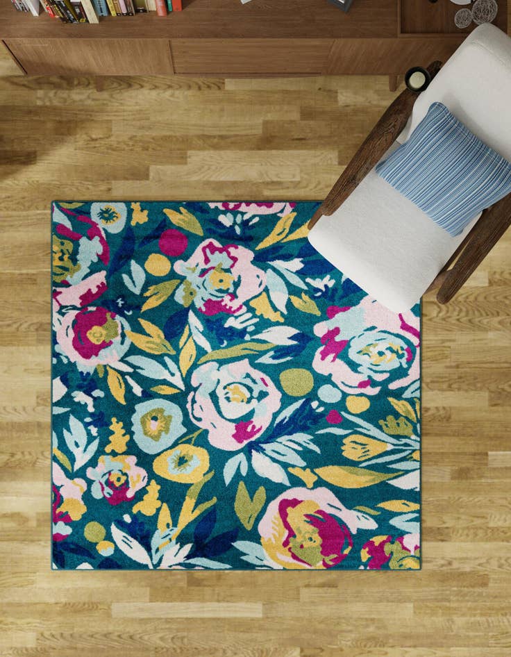 Detail image of  7' 10 x 7' 10 Bloom Square Rug