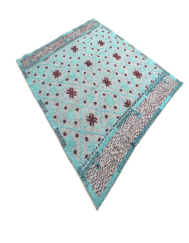 Detail image of  8' 6 x 9' 7  Hand Knotted Darya Wool Square Rug