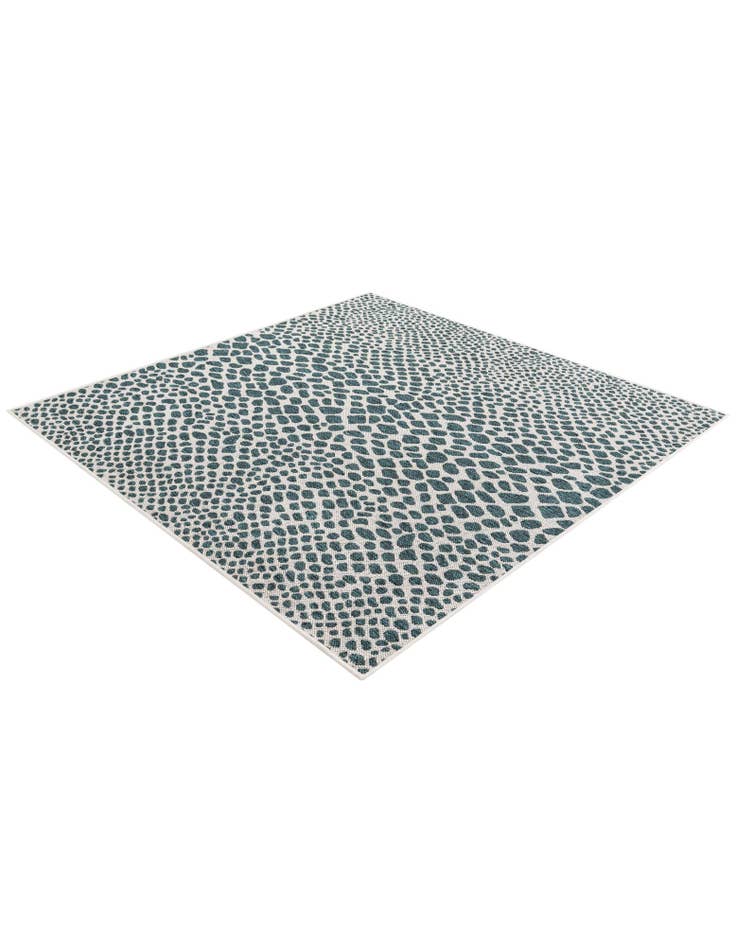 Detail image of  5' 3 x 5' 3  Washable Jill Zarin Indoor / Outdoor Square Rug