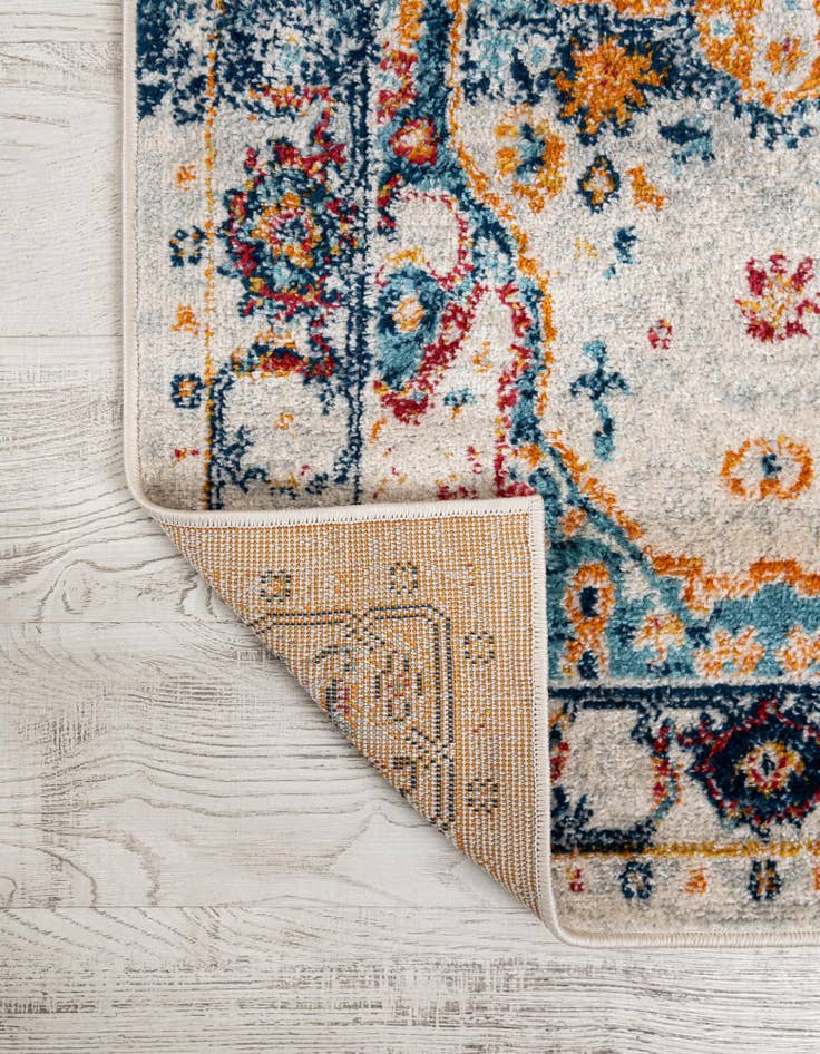 Detail image of  5' 3 x 5' 3 Madeline Vintage Square Rug