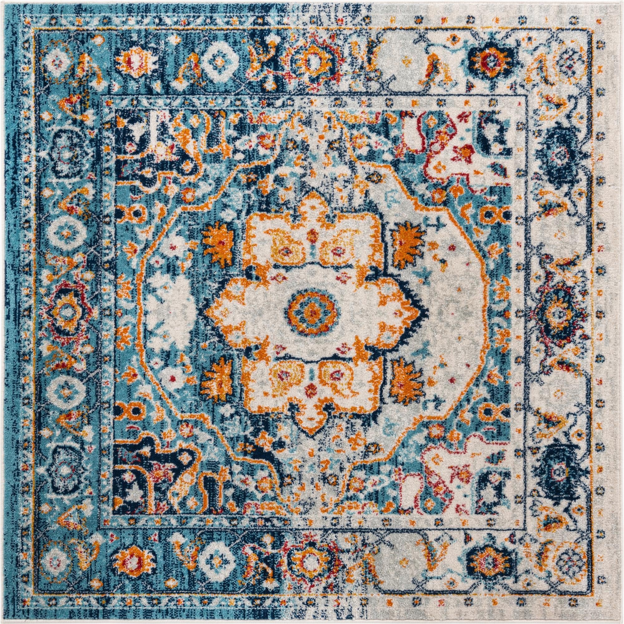  5' 3 x 5' 3 Madeline Vintage Square Rug