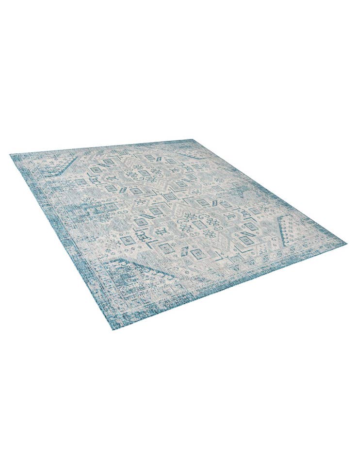 10' x 10' Aztec Indoor / Outdoor Square Rug