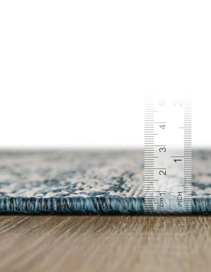 Detail image of  10' x 10'  Washable Modern Indoor / Outdoor Square Rug