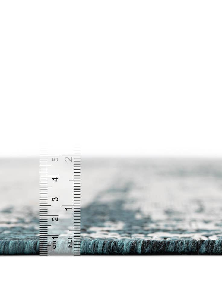 Detail image of  10' x 10'  Washable Modern Indoor / Outdoor Square Rug