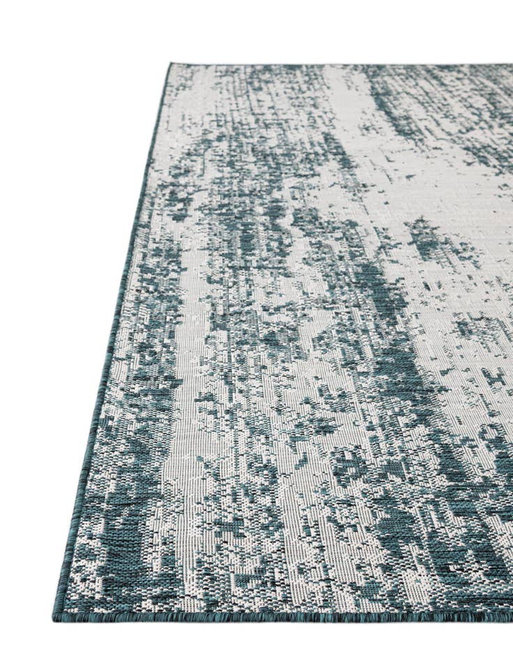 Detail image of  10' x 10'  Washable Modern Indoor / Outdoor Square Rug