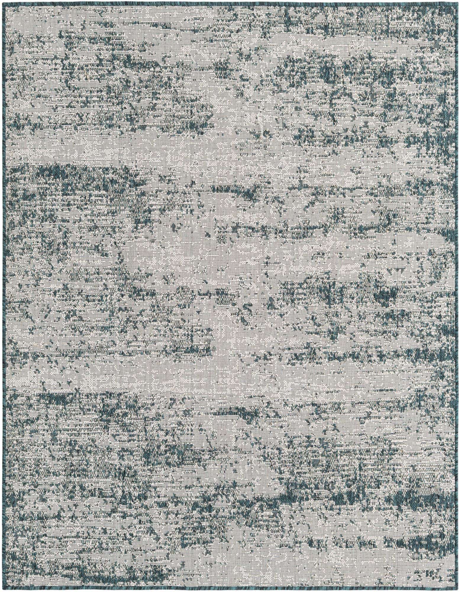 Primary image  5' 3 x 5' 3  Washable Modern Indoor / Outdoor Square Rug
