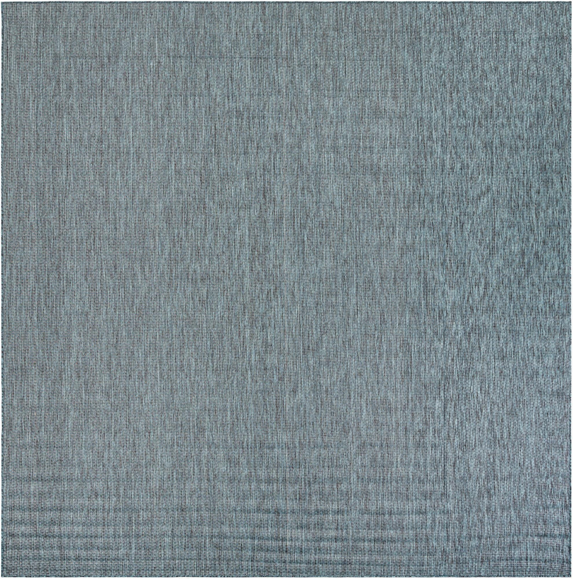  12' x 12'  Washable Solid Indoor / Outdoor Square Rug