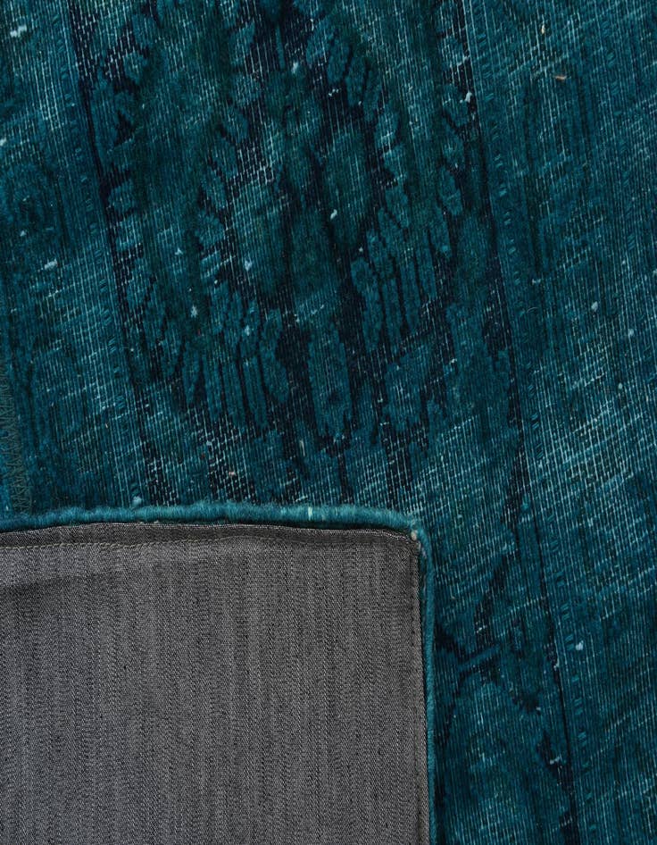 Detail image of  9' 10 x 9' 11  Hand Knotted Ultra Vintage Persian Wool Square Rug