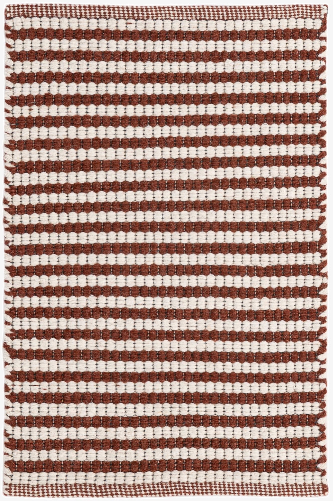  2' x 3'  Hand Woven Braided Chindi Rug