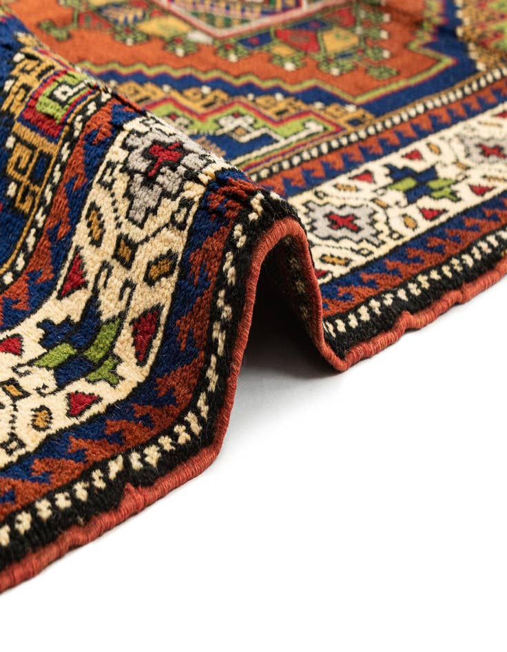 Detail image of  3' 9 x 5' 4  Hand Knotted Anatolian Wool Rug