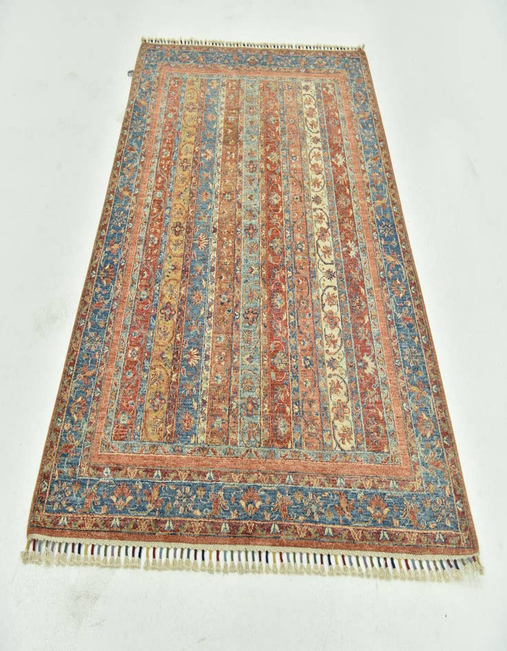 Detail image of  5' x 6' 6  Hand Knotted Ariana Ziegler Rug