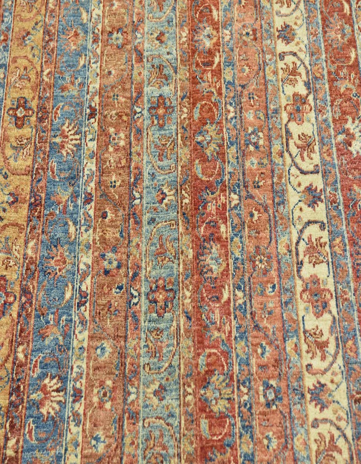 Detail image of  5' x 6' 6  Hand Knotted Ariana Ziegler Rug