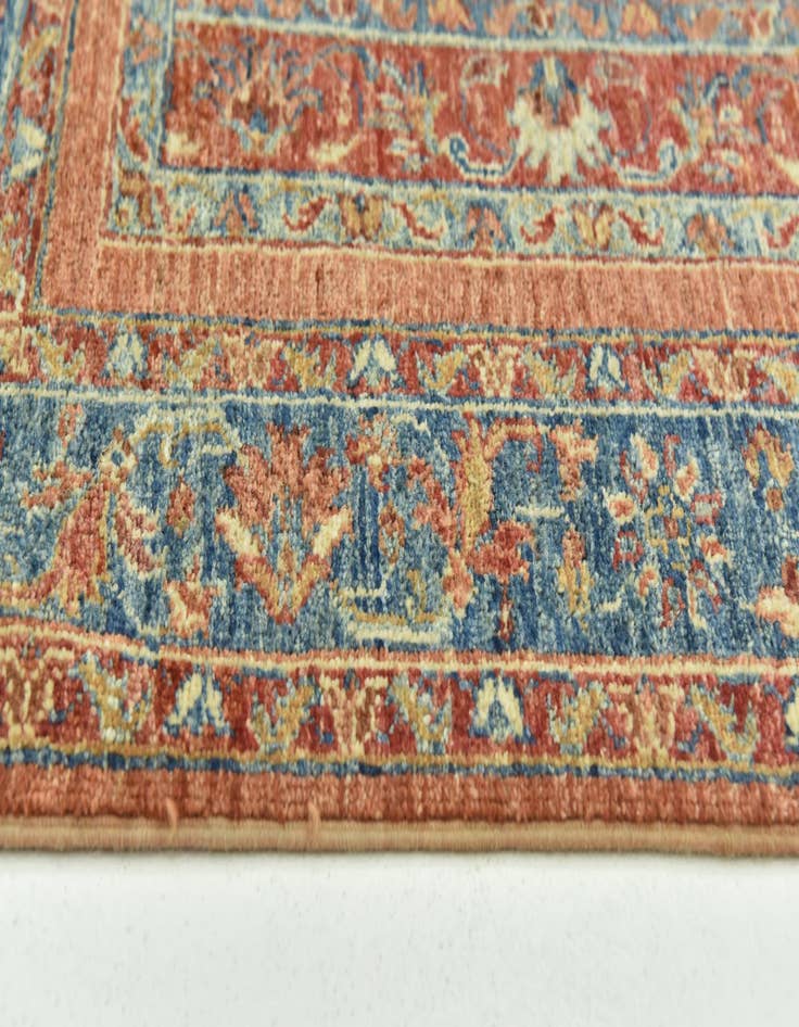 Detail image of  5' x 6' 6  Hand Knotted Ariana Ziegler Rug