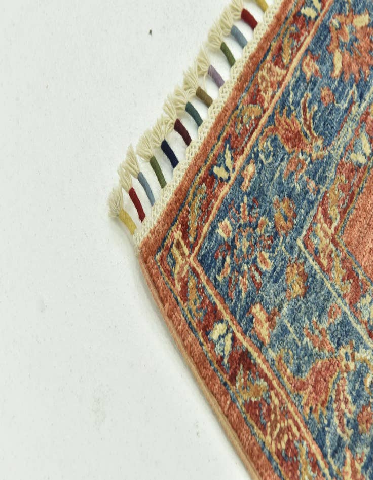 Detail image of  5' x 6' 6  Hand Knotted Ariana Ziegler Rug