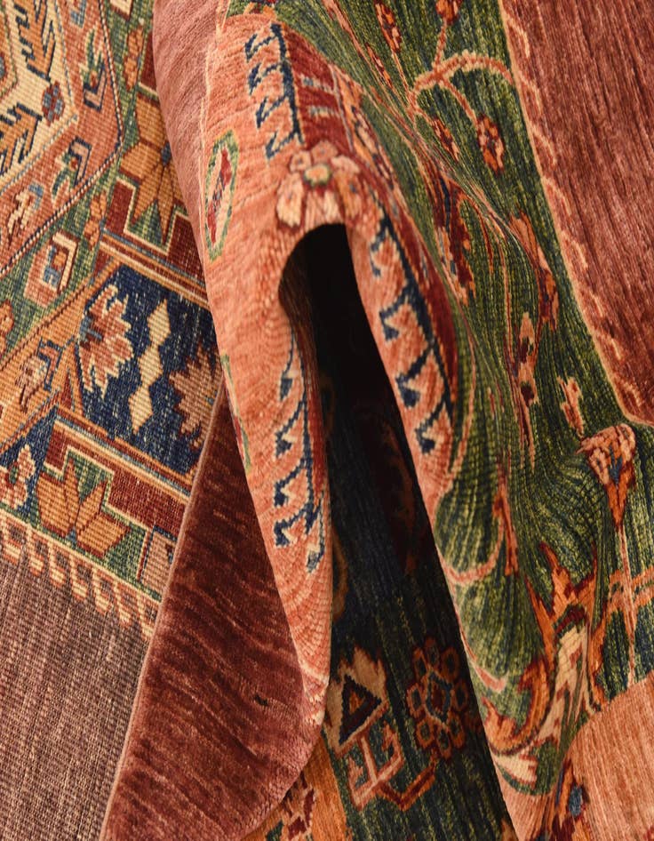 Detail image of  6' 8 x 9' 9  Hand Knotted Ariana Ziegler Rug