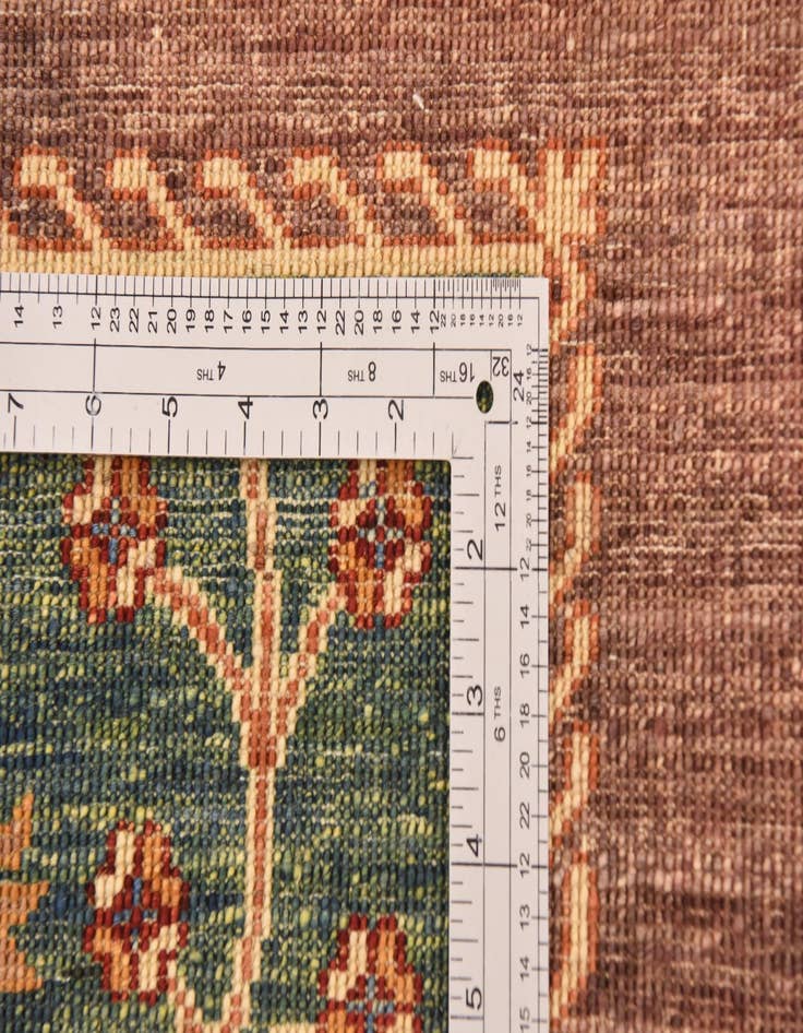 Detail image of  6' 8 x 9' 9  Hand Knotted Ariana Ziegler Rug